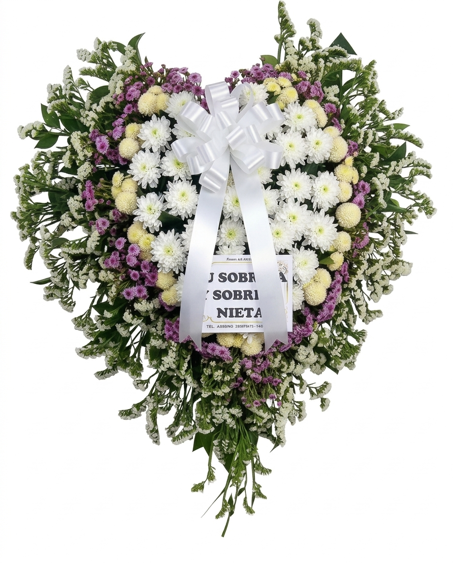 Corazón Multicolor - Perfecto para ceremonias religiosas y recordatorios puros