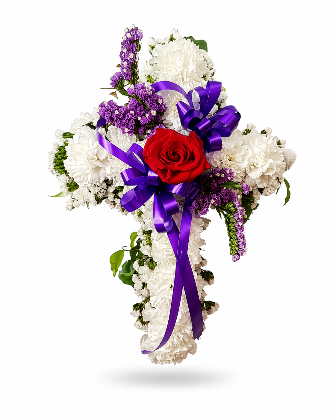 Cruz Homenaje Póstumo - Perfecta para despedidas solemnes y ceremonias religiosas